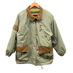 Mulberry Street Vintage Jacket Men’s M Green Western Style Fleece‎ Lined Coat